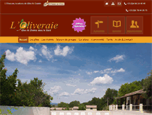 Tablet Screenshot of gites-oliveraie.com